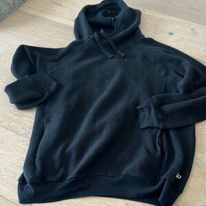 ALO Yoga Men's Black Fleece Hoodie Medium